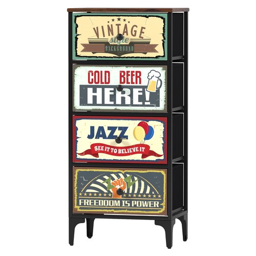 Cassettiera Amicasa 23502 JAZZ