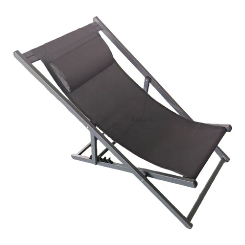 Sedia sdraio Amicasa Art 5 RIMINI Nero