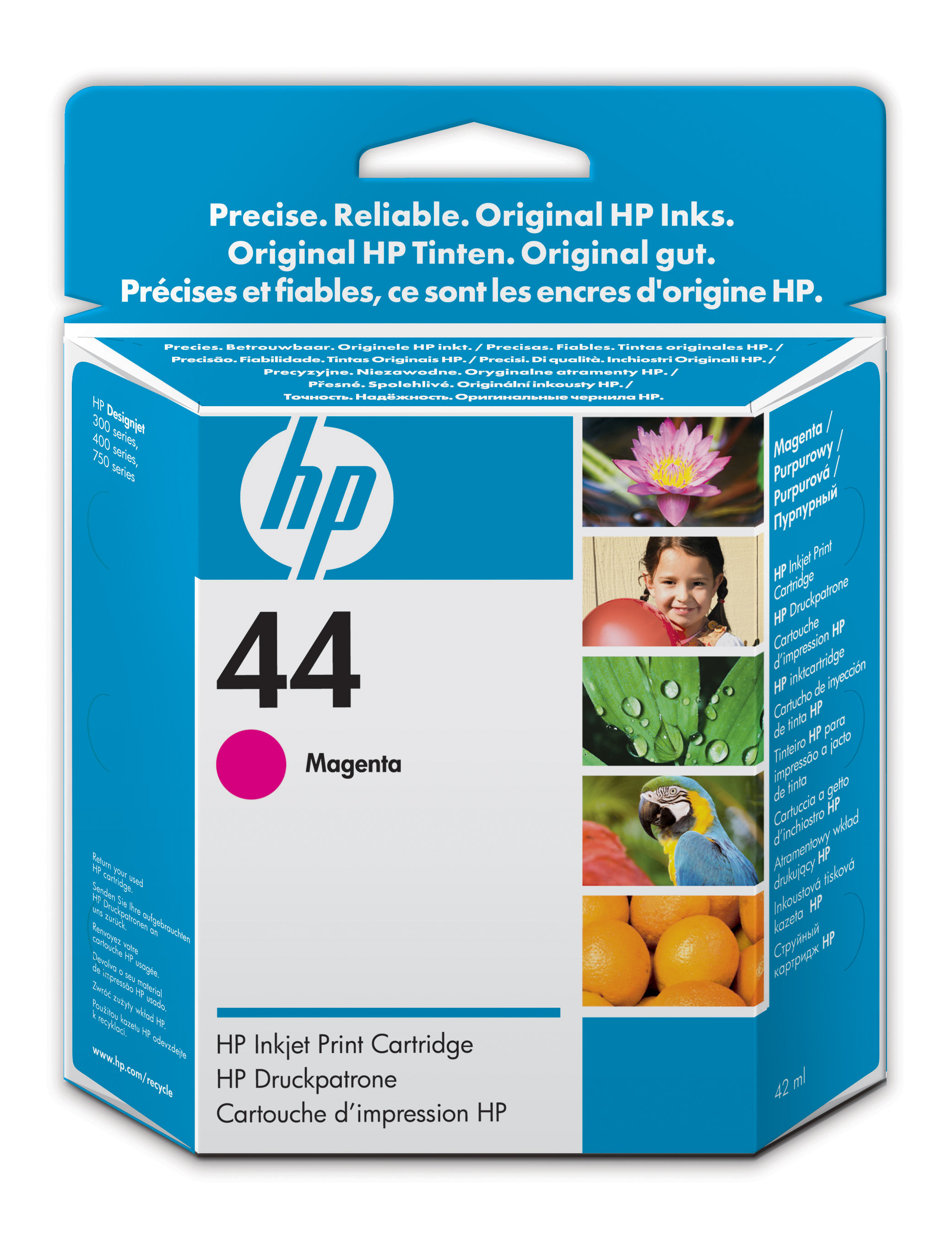Cartuccia hp n44 magenta