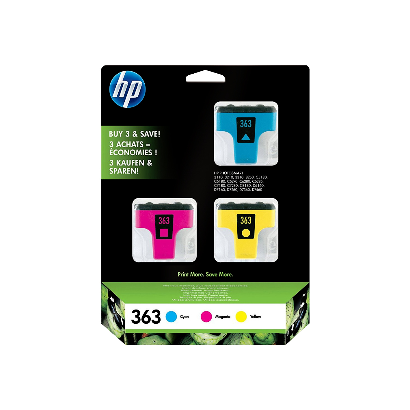 Cartuccia hp cb333ee (363) c.m.y
