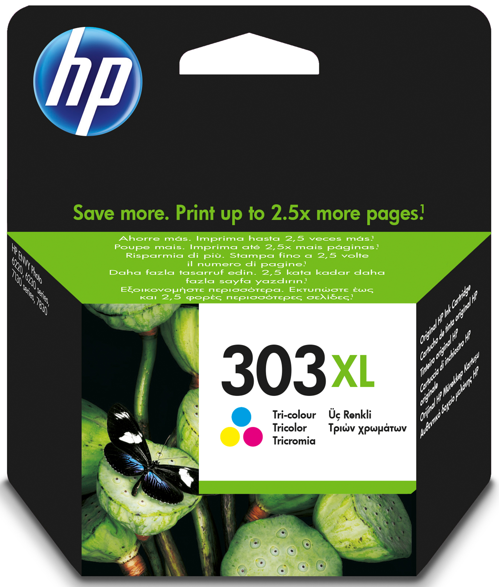 Cartuccia hp 303 colore xl originale