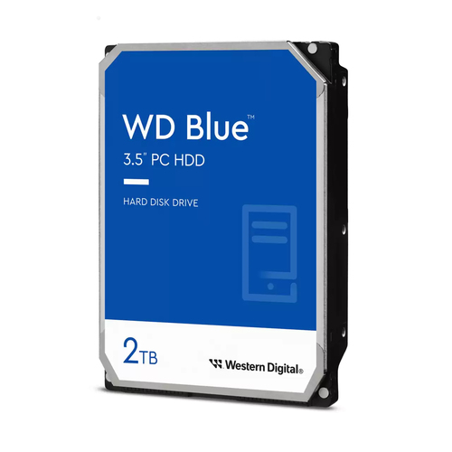 Image of WESTERN DIGITAL HDD BLUE HDD 2TB 3.5 SATA 6GB/S 5400 RPM