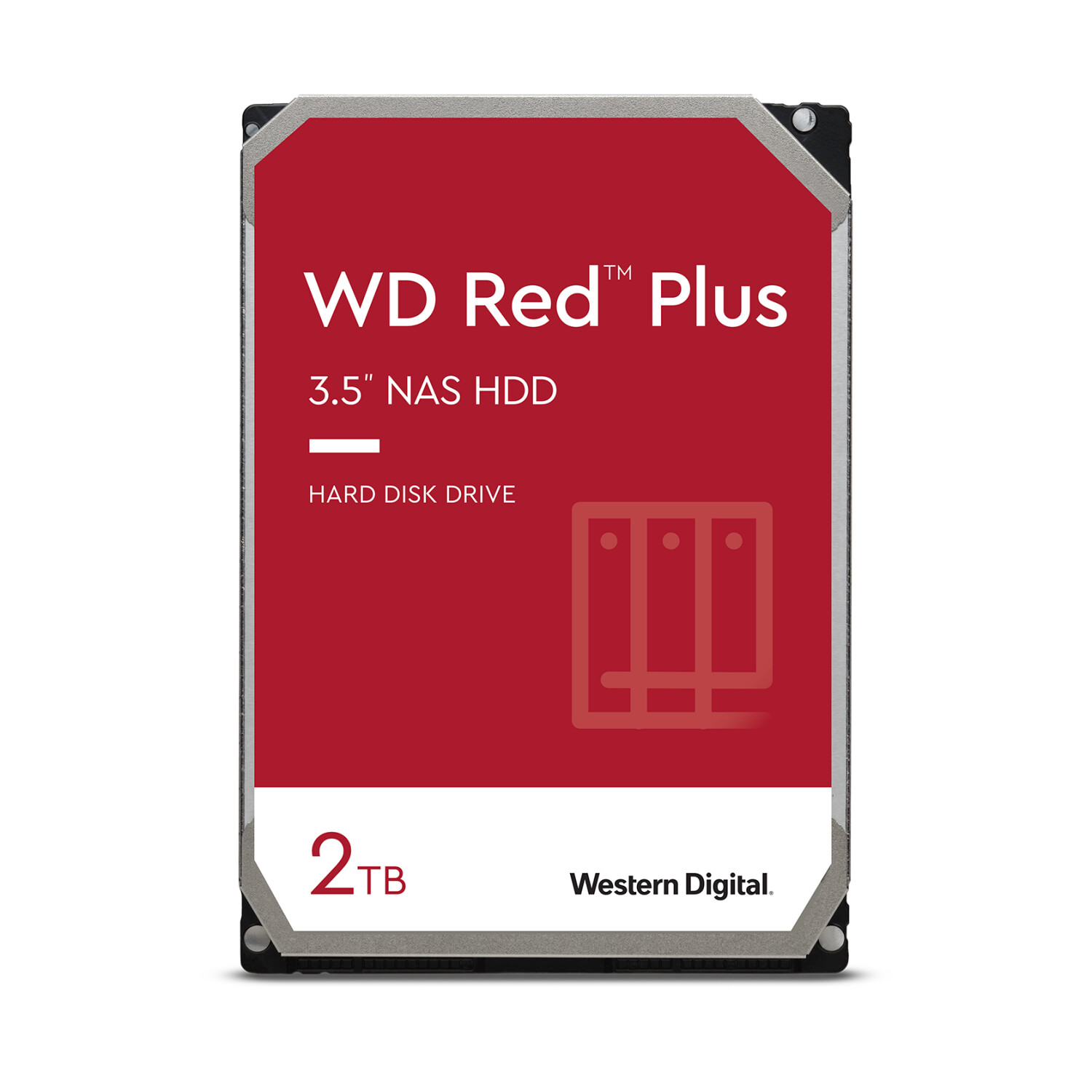 Image of WESTERN DIGITAL HDD INTERNO RED 2TB 3,5 SATA 6GB/S 5400RPM BUFFER 128MB