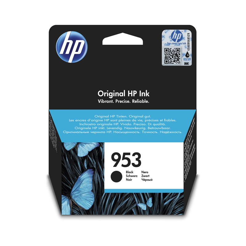 Hp 953 black (l0s58ae) - cartuccia originale