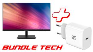 Hikvision Monitor 27 DS-D5027FN01 75Hz + Caricatore Fenner Tech 20w Fast Charge