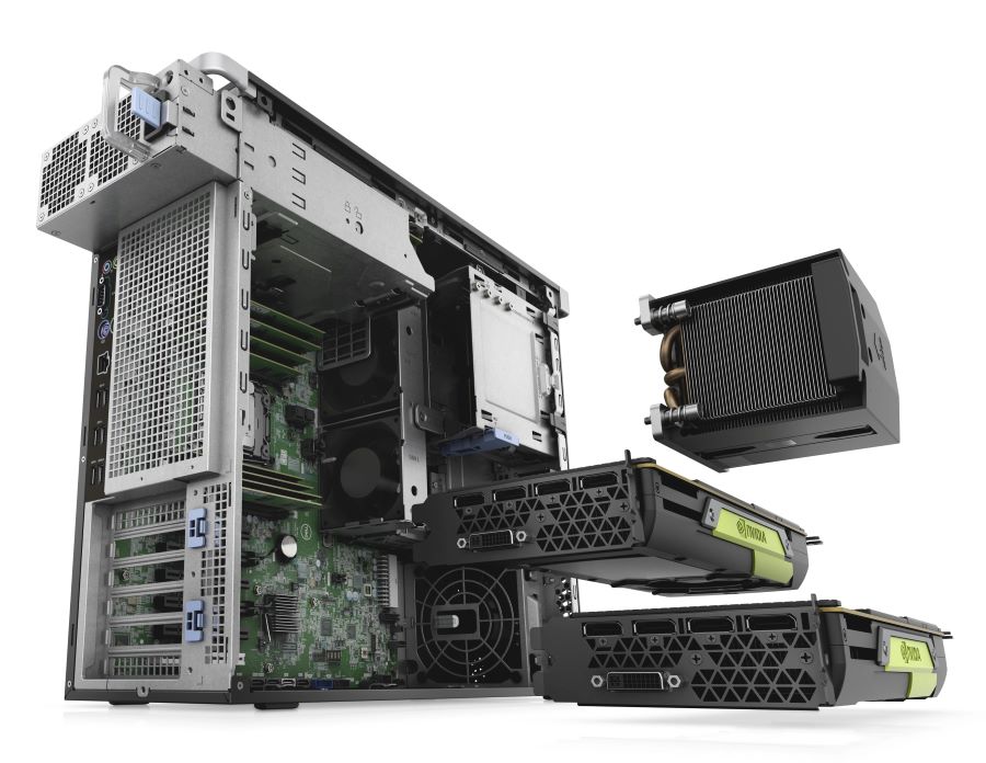 Wkst ref w-2145 octa 32gb/256ssdx2 dell t5820