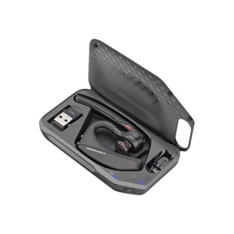 Image of POLY Voyager 5200 Auricolare Wireless A clip Car/Home office Bluetooth Base di ricarica Nero