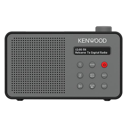 Radio Kenwood CR M25DAB H DAB+ Automatic Safety Alert Gray e Black