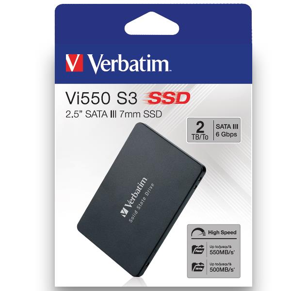 Image of Verbatim Vi550 S3 2.5" 2 TB Serial ATA III