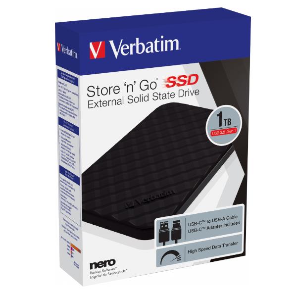 Verbatim SSD Portatile Store 'n' Go USB 3.2 GEN 1 1 TB