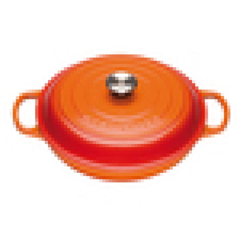 Image of Le Creuset Gourmet Professional Pot round 30cm oven red (21180300902430)