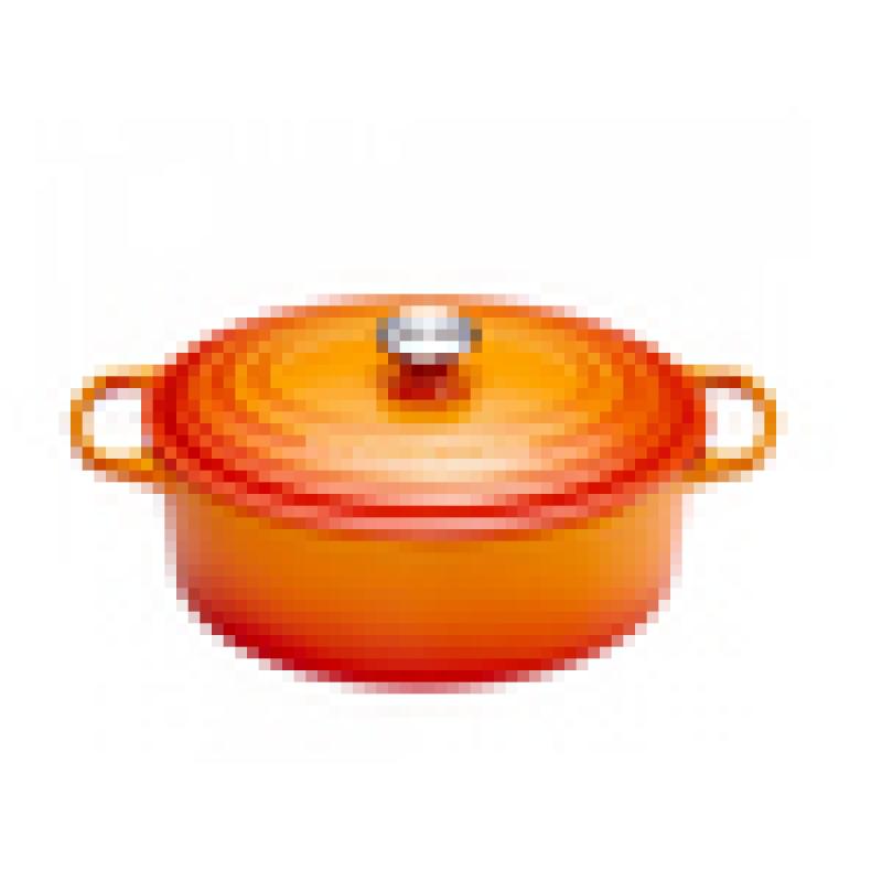 Image of Le Creuset Signature Roaster oval 31cm oven red (21178310902430)