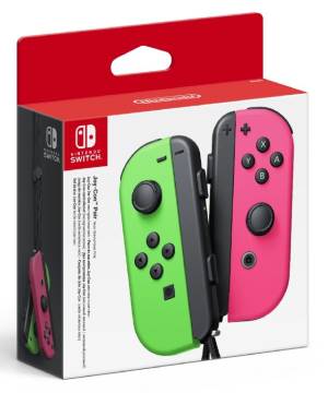 Image of Nintendo Joy-Con Nero, Verde, Rosa Bluetooth Gamepad Analogico/Digitale Nintendo Switch