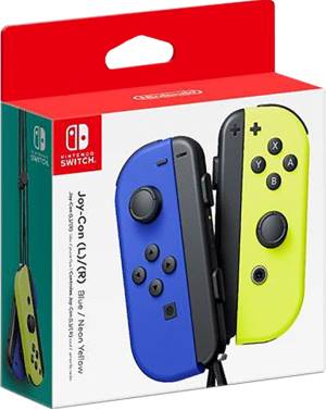 Image of Nintendo Joy-Con Nero, Blu, Giallo Bluetooth Gamepad Analogico/Digitale Nintendo Switch
