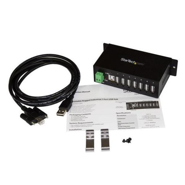 StarTech.com Hub USB industriale a 7 porte