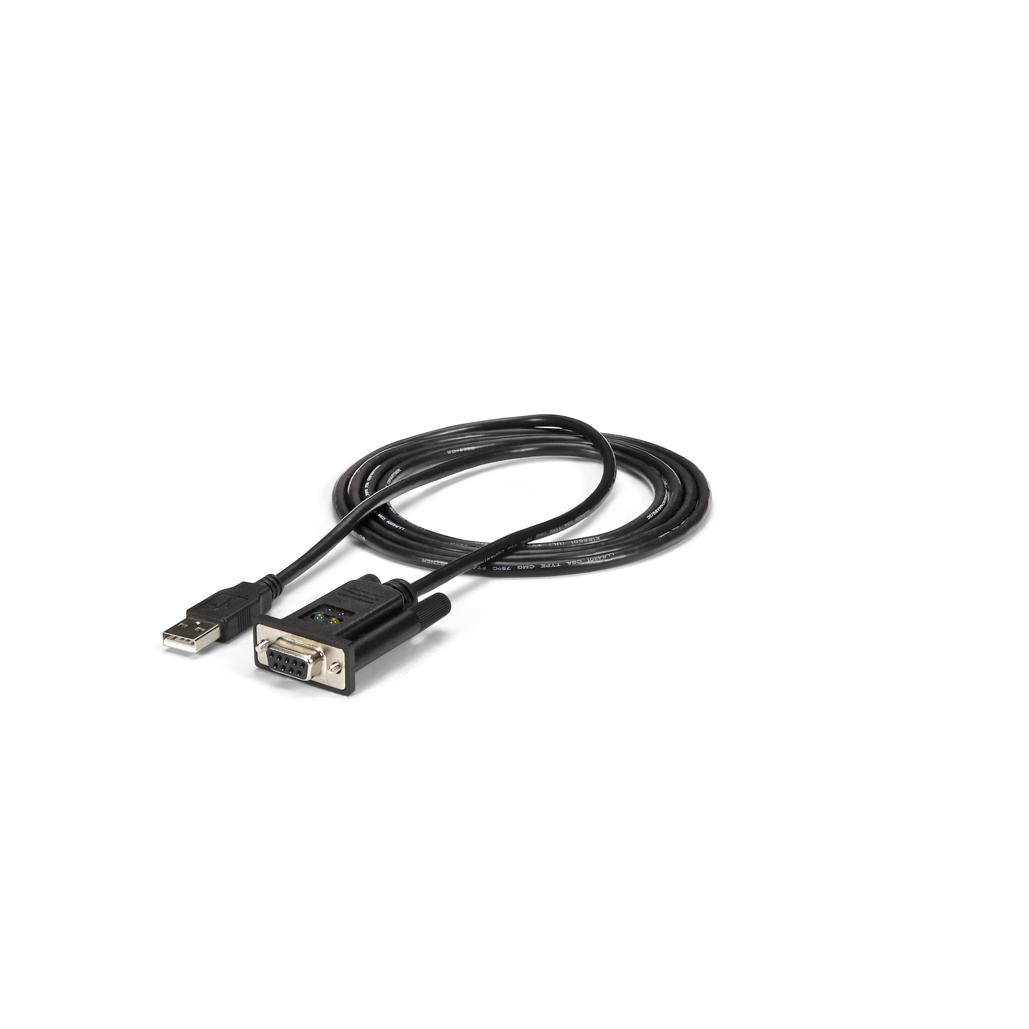 Image of StarTech.com Cavo adattatore seriale DCE 1 porta USB a RS232 DB9 null modem con FTDI