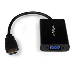 Image of StarTech.com Adattatore convertitore video HDMI a VGA con Micro USB e audio per PC desktop/laptop/ultrabook - 1920x1200