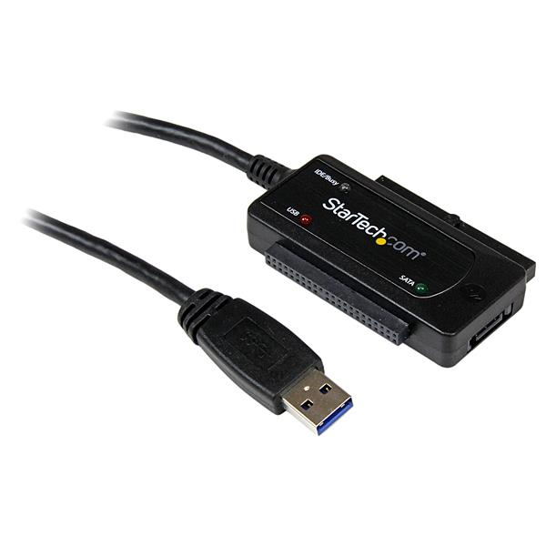 Image of StarTech.com Cavo Adattatore USB 3.0 a SATA o IDE per Disco rigido 2,5/3,5 HDD / SSD - Cavo Convertitore USB3.0 a SATA o IDE