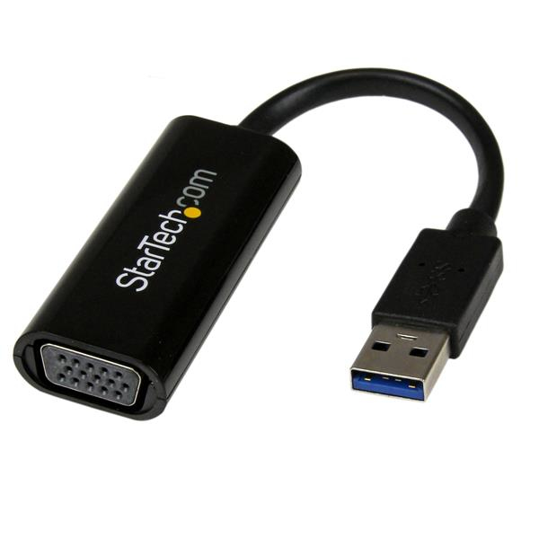 Image of StarTech.com Adattatore scheda video esterna multimonitor USB 3.0 slim a VGA – 1920x1200/1080p