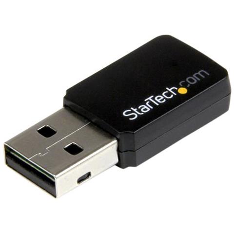 Image of StarTech.com Chiavetta Adattatore Wireless-AC doppia banda WiFi USB 2.0 - Pennetta Scheda di rete 802.11ac 1T1R