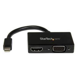 Image of StarTech.com Adattatore Mini DisplayPort a HDMI e VGA - Convertitore audio/video da viaggio mDP 2 in 1 - 1920x1200 / 1080p