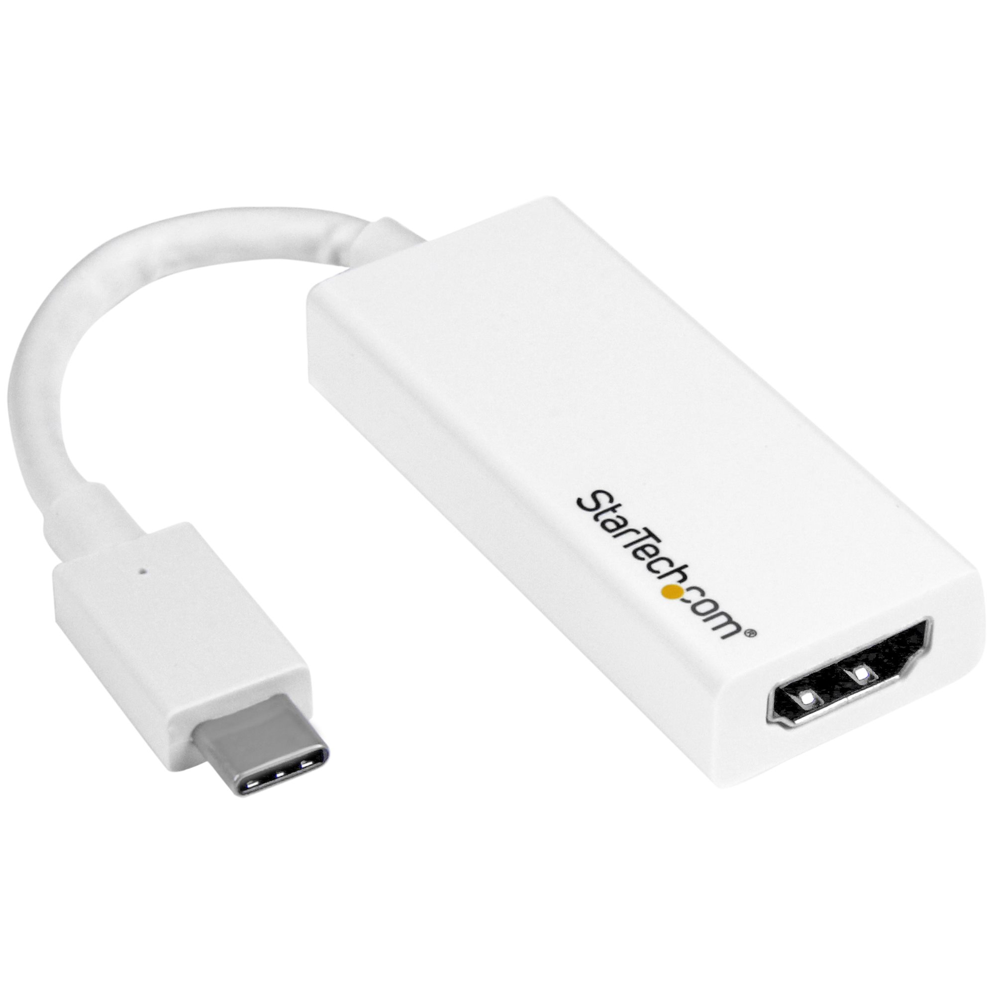 Image of StarTech.com Adattatore video USB-C a HDMI - M/F - Ultra HD 4K - Bianco