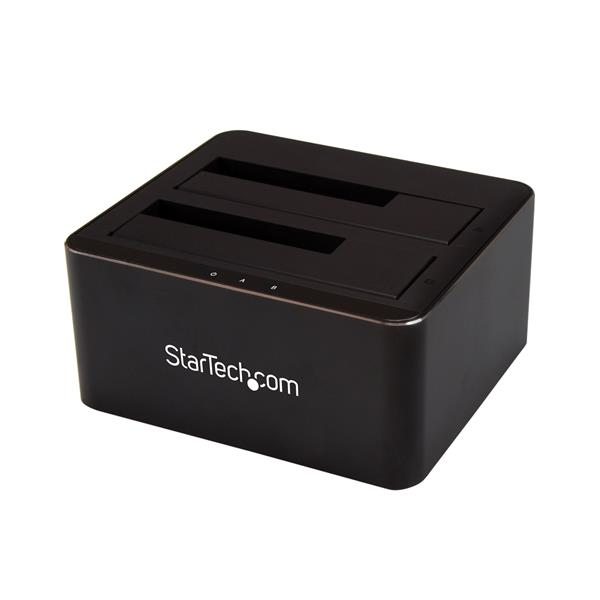 Image of StarTech.com Docking Station a Doppio Bay SATA per 2x 2,5/3,5" SATA SSD/HDD - USB 3.0