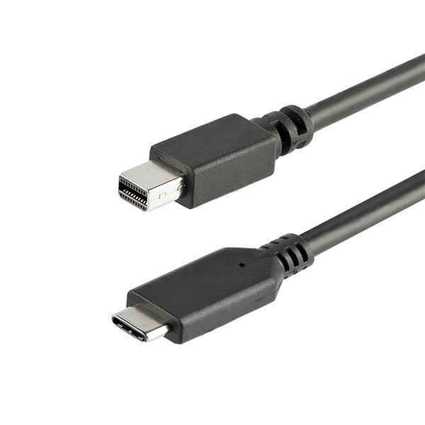 Image of StarTech.com Cavo Adattatore Mini DisplayPort a USB-C da 1 m - 4K 60Hz - Nero