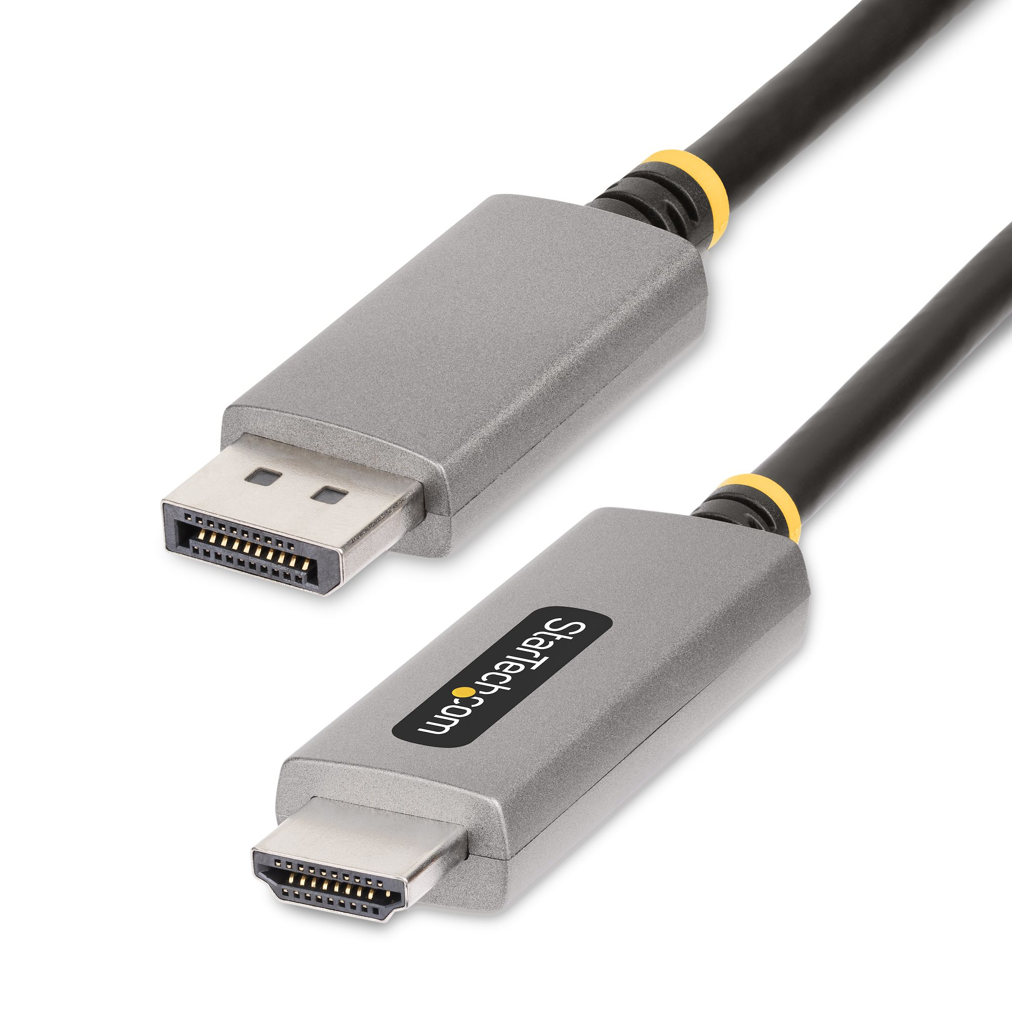 Image of StarTech.com Cavo adattatore DisplayPort HDMI da 2 m, 8K 60Hz, 4K 144Hz, HDR10, Convertitore video attivo da DisplayPort 1.4 a HDMI 2.1, Da desktop DisplayPort a monitor HDMI, M/M - Cavo DP a HDMI