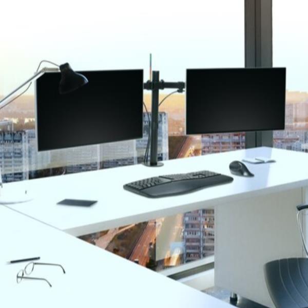 Image of Kensington Braccio estensibile ergonomico per monitor doppio SmartFit®