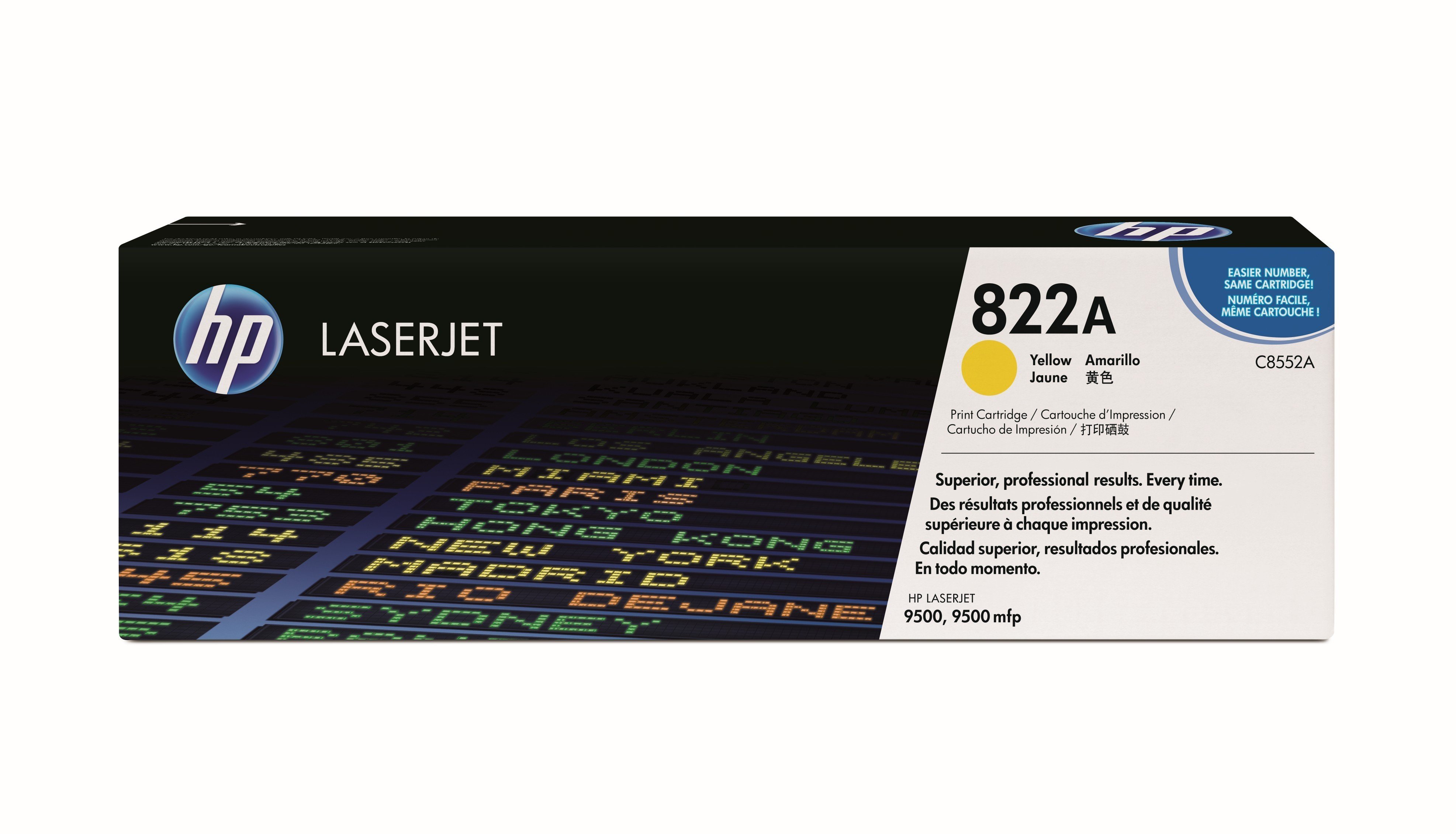 Image of HP 822A Yellow Original LaserJet Toner Cartridge toner 1 pz Originale Giallo