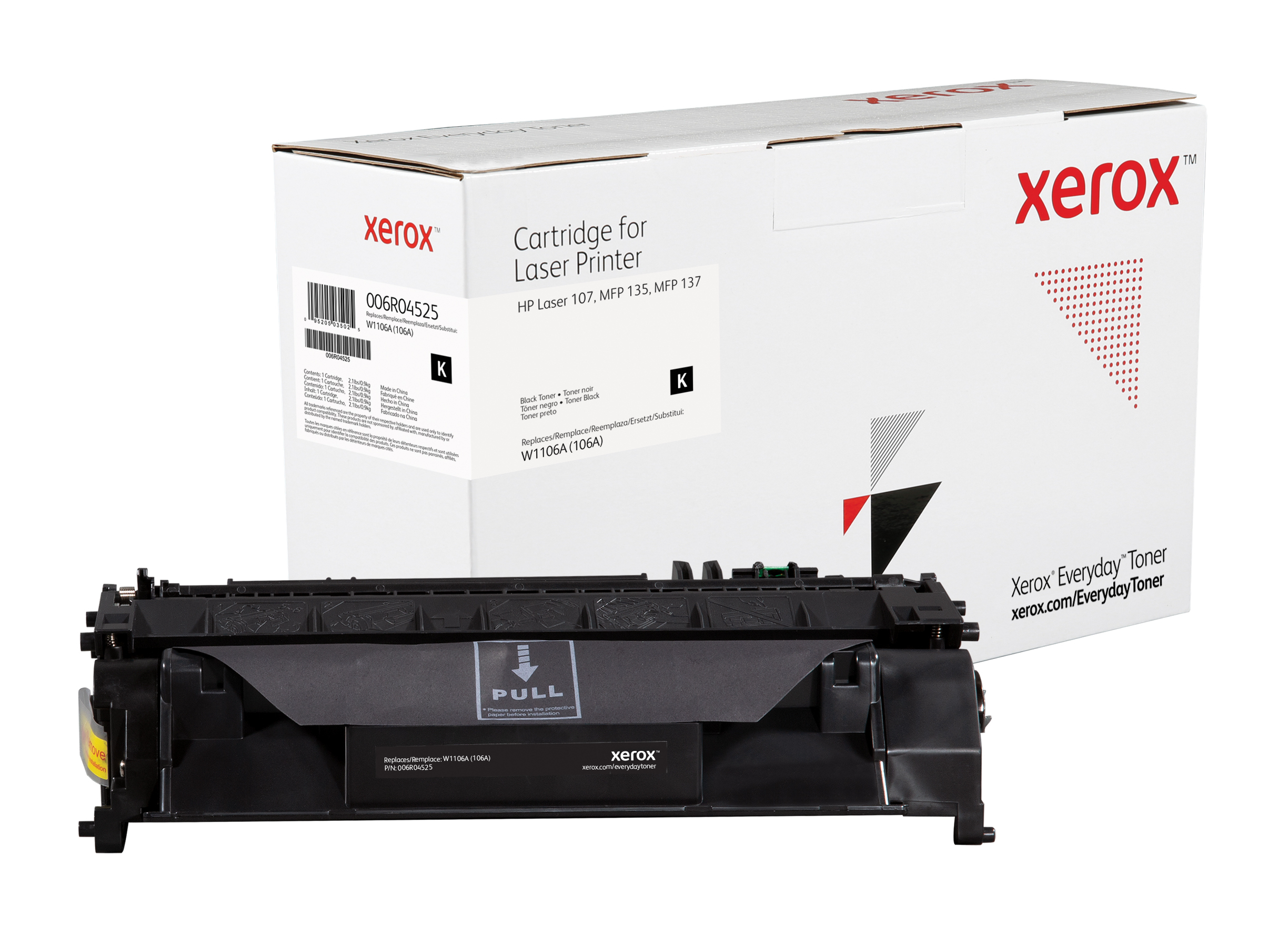 Image of Everyday Toner ™ di Xerox Nero compatibile con HP 106A (W1106A), Capacità standard