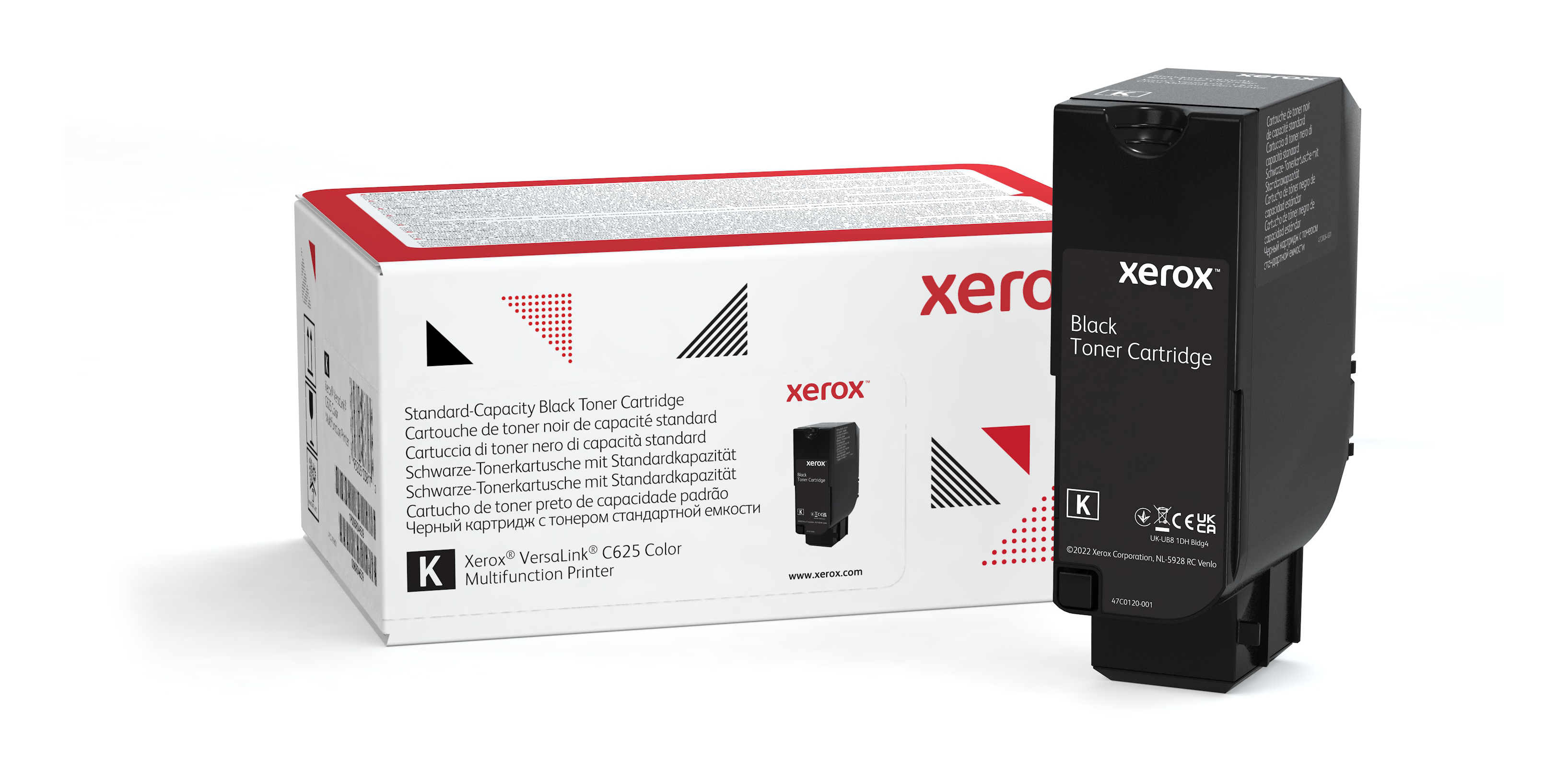 Image of Xerox Cartuccia toner Nero a Capacità standard da 8000 Pagine per Stampante a colori ® VersaLink® C620​/​multifunzione a colori ® VersaLink® C625 (006R04616)