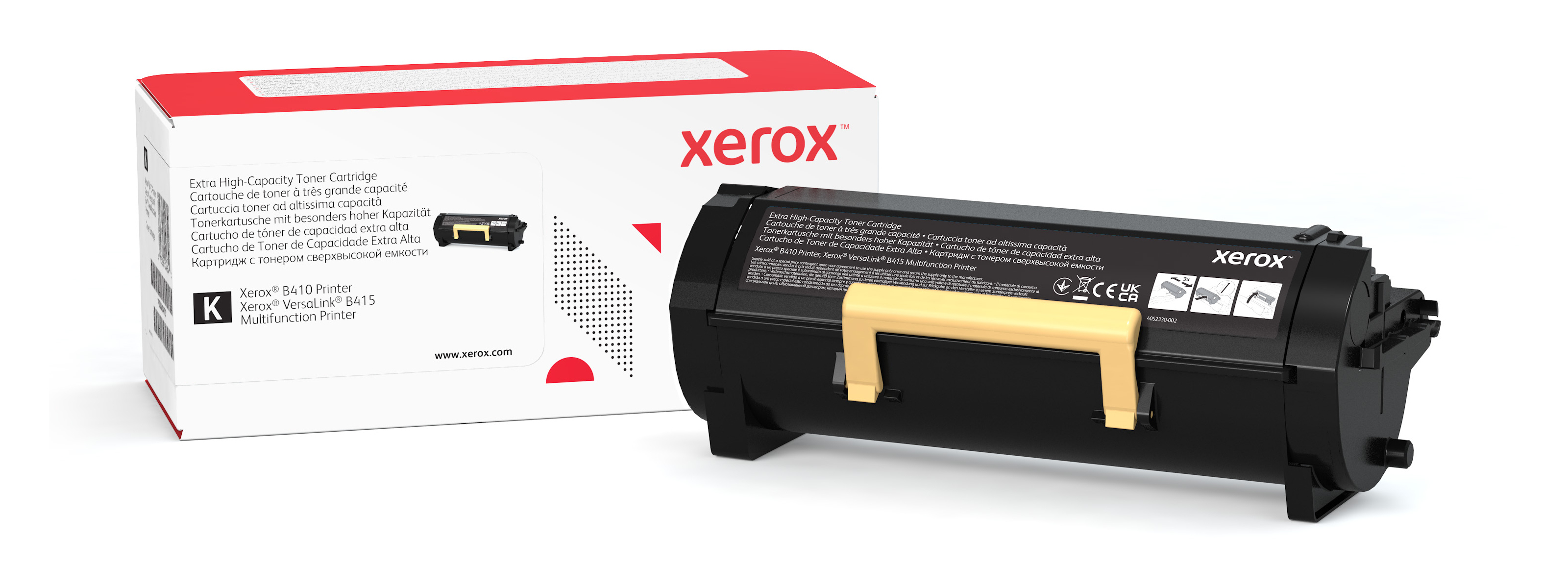 Image of Xerox Cartuccia toner Nero a Altissima capacità da 25000 Pagine per Stampante ® B410​/​multifunzione ® VersaLink® B415 (006R04727)