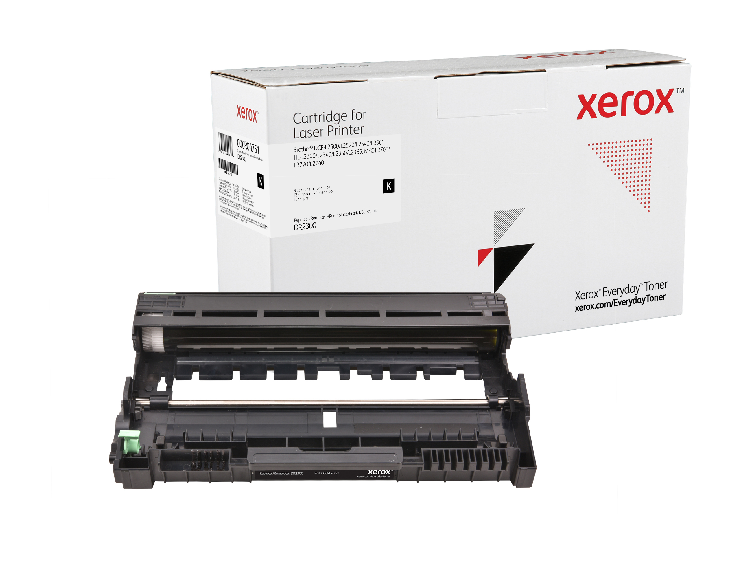 Image of Everyday Rigenerato Fotoricettore rigenerato Everyday™ di Xerox Mono compatibile con Brother DR2300, Capacità standard