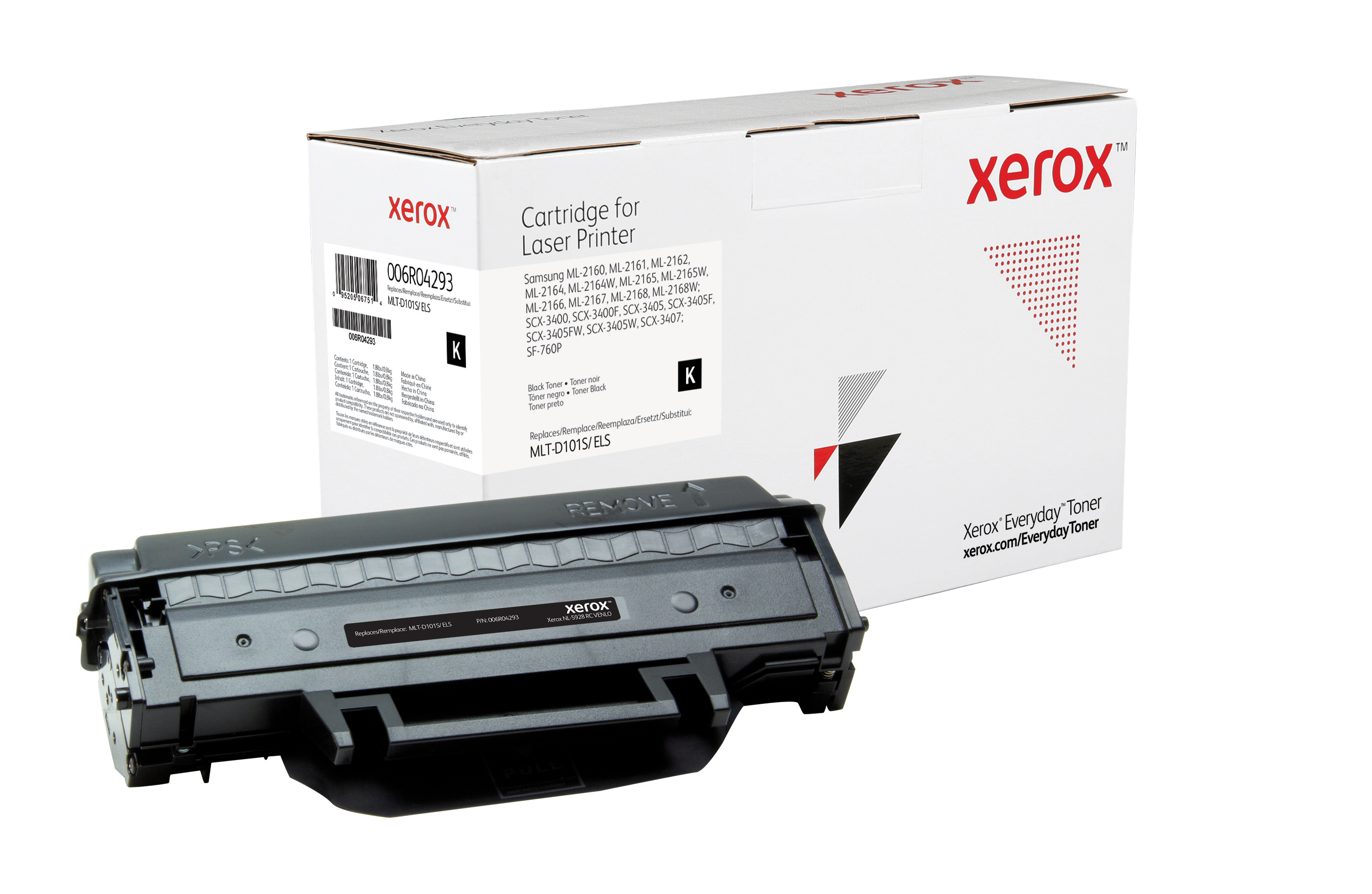 Image of Everyday Toner ™ di Xerox Nero compatibile con Samsung MLT-D101S, Capacità standard