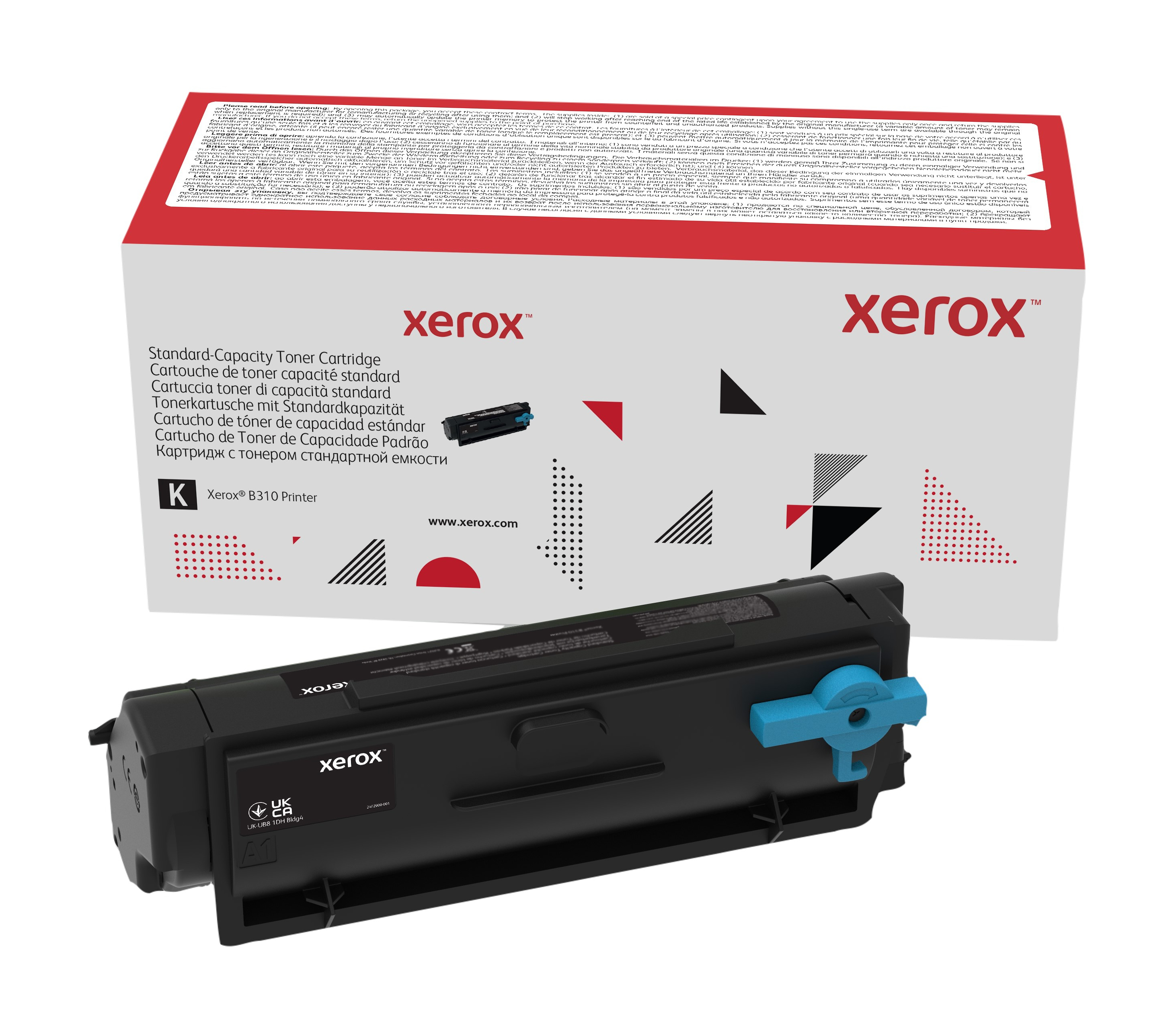 Image of Xerox Cartuccia toner Nero a Capacità standard da 3000 Pagine per Stampante ® B310, Stampante multifunzione ® B305​/​ ® B315 (006R04376)