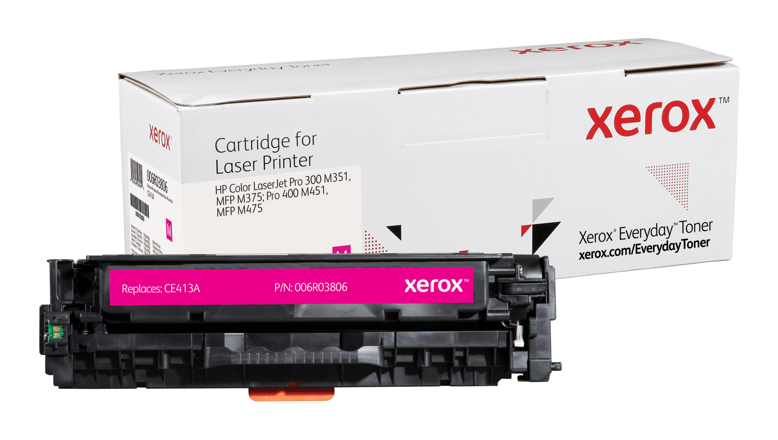 Image of Everyday Toner ™ di Xerox Magenta compatibile con HP 305A (CE413A), Capacità standard