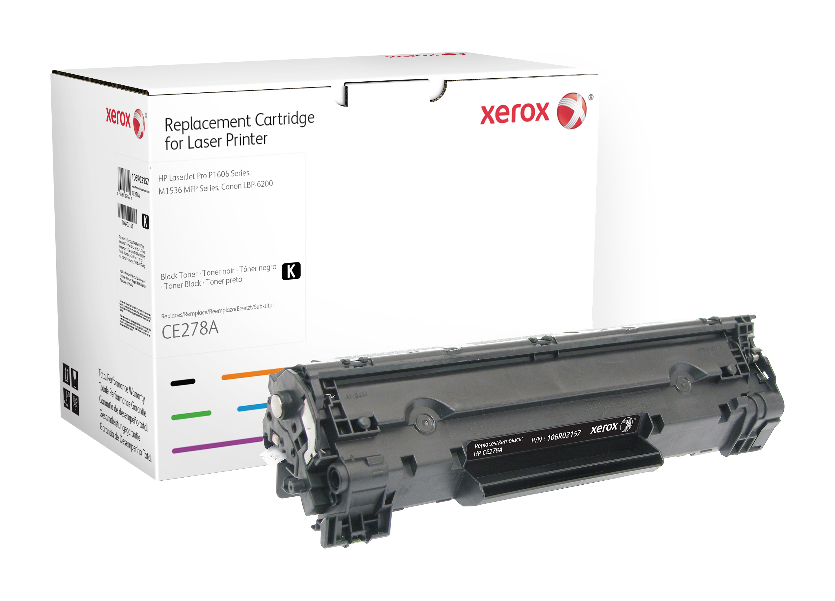 Image of Xerox Cartuccia toner nero. Equivalente a HP CE278A. Compatibile con HP LaserJet M1536 MFP, LaserJet P1566, LaserJet P1606