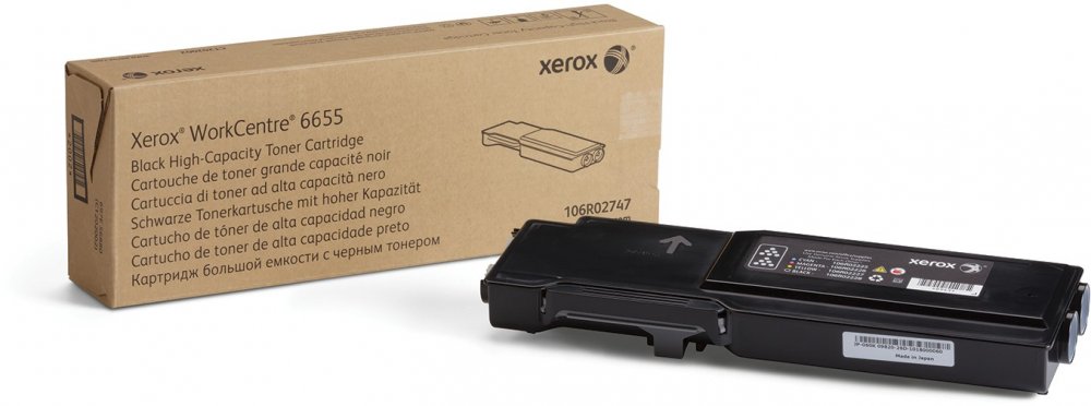 Image of Xerox Cartuccia toner Nero a High capacity da 12000 Pagine per WorkCentre® 6655​/​6655i (106R02747)