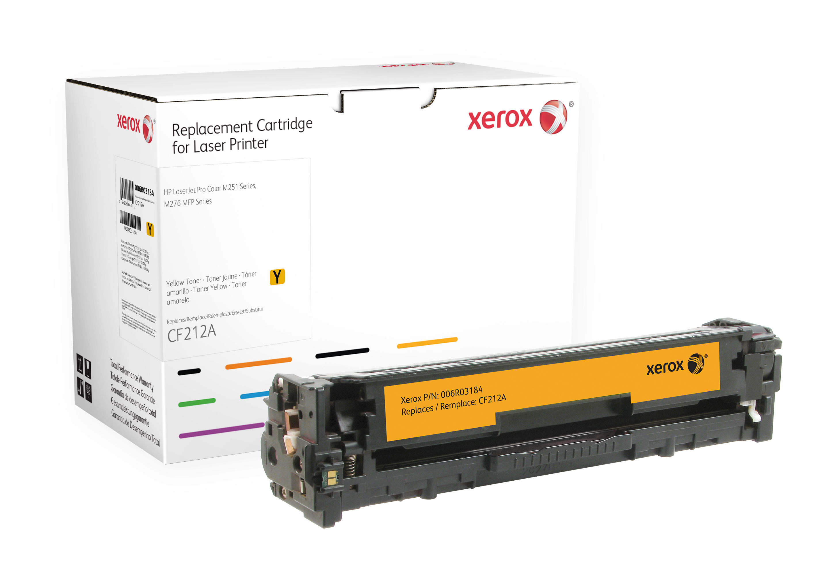 Image of Xerox Cartuccia toner giallo. Equivalente a HP CF212A . Compatibile con HP LaserJet Pro 200 M251, LaserJet Pro 200 MFP M276