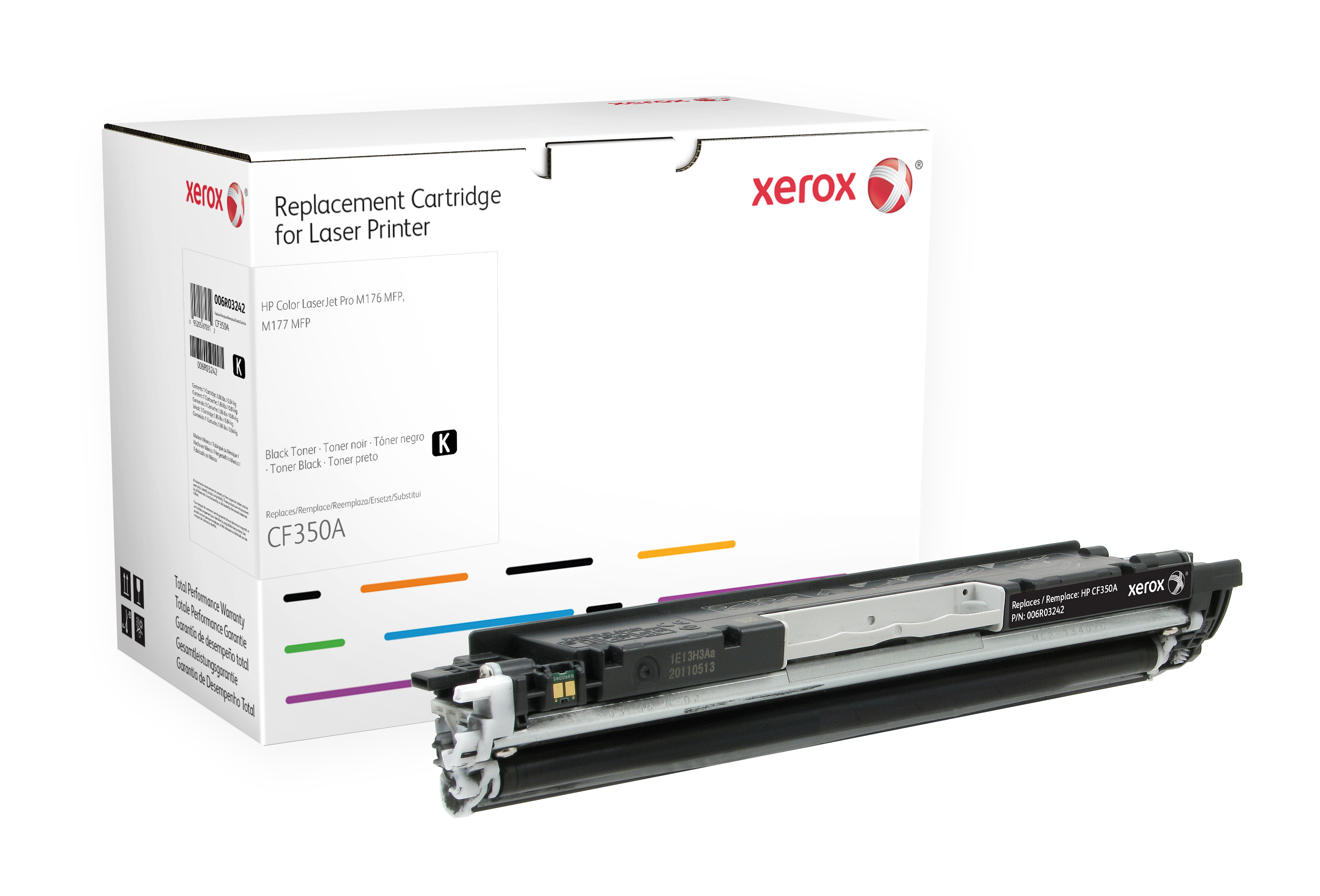 Image of Xerox Cartuccia toner nero. Equivalente a HP CF350A. Compatibile con HP Colour LaserJet Pro M176 MFP, Colour LaserJet Pro M177 MFP
