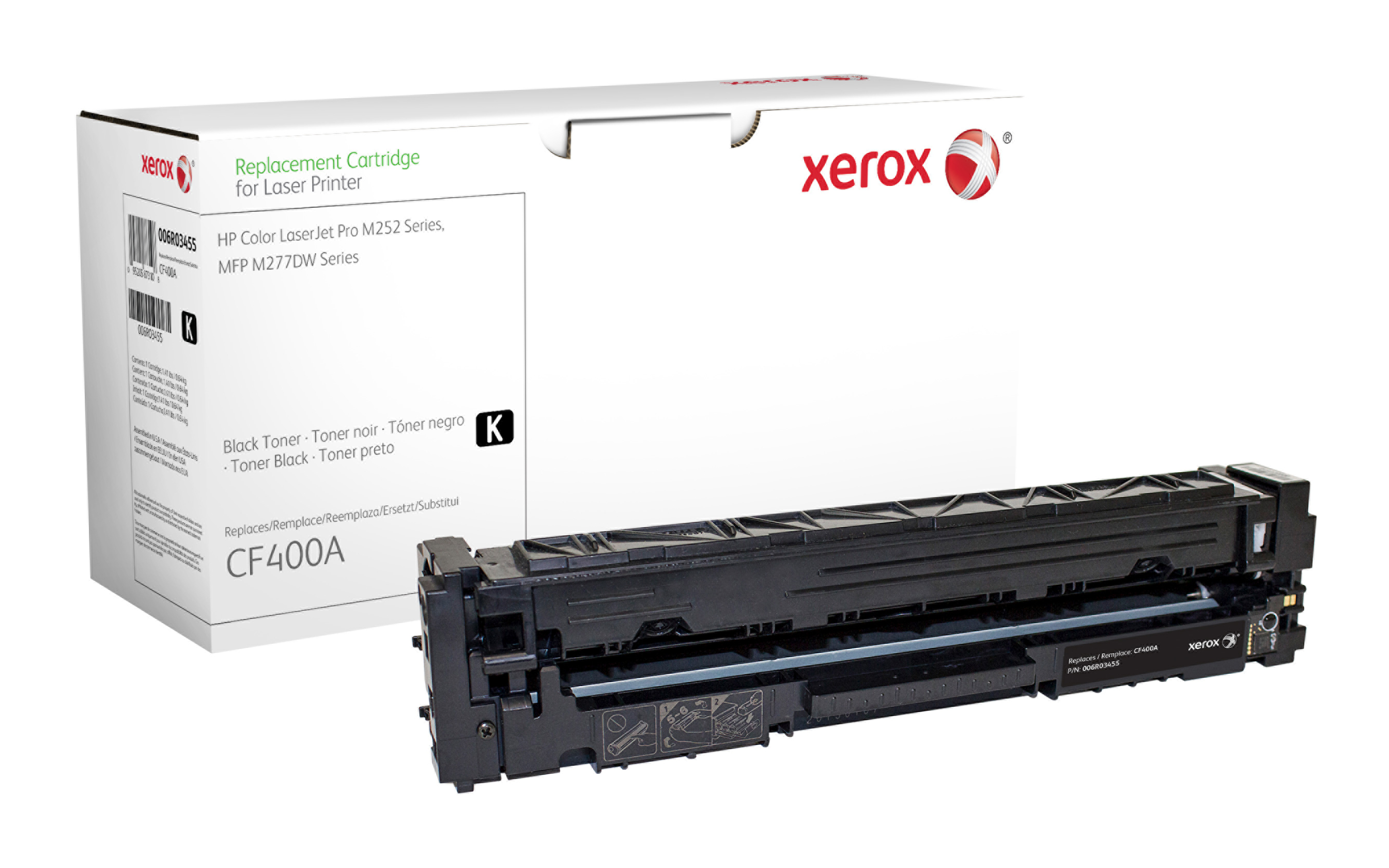 Image of Everyday Toner rigenerato ™ di Xerox Nero compatibile con HP 201A (CF400A), Capacità standard