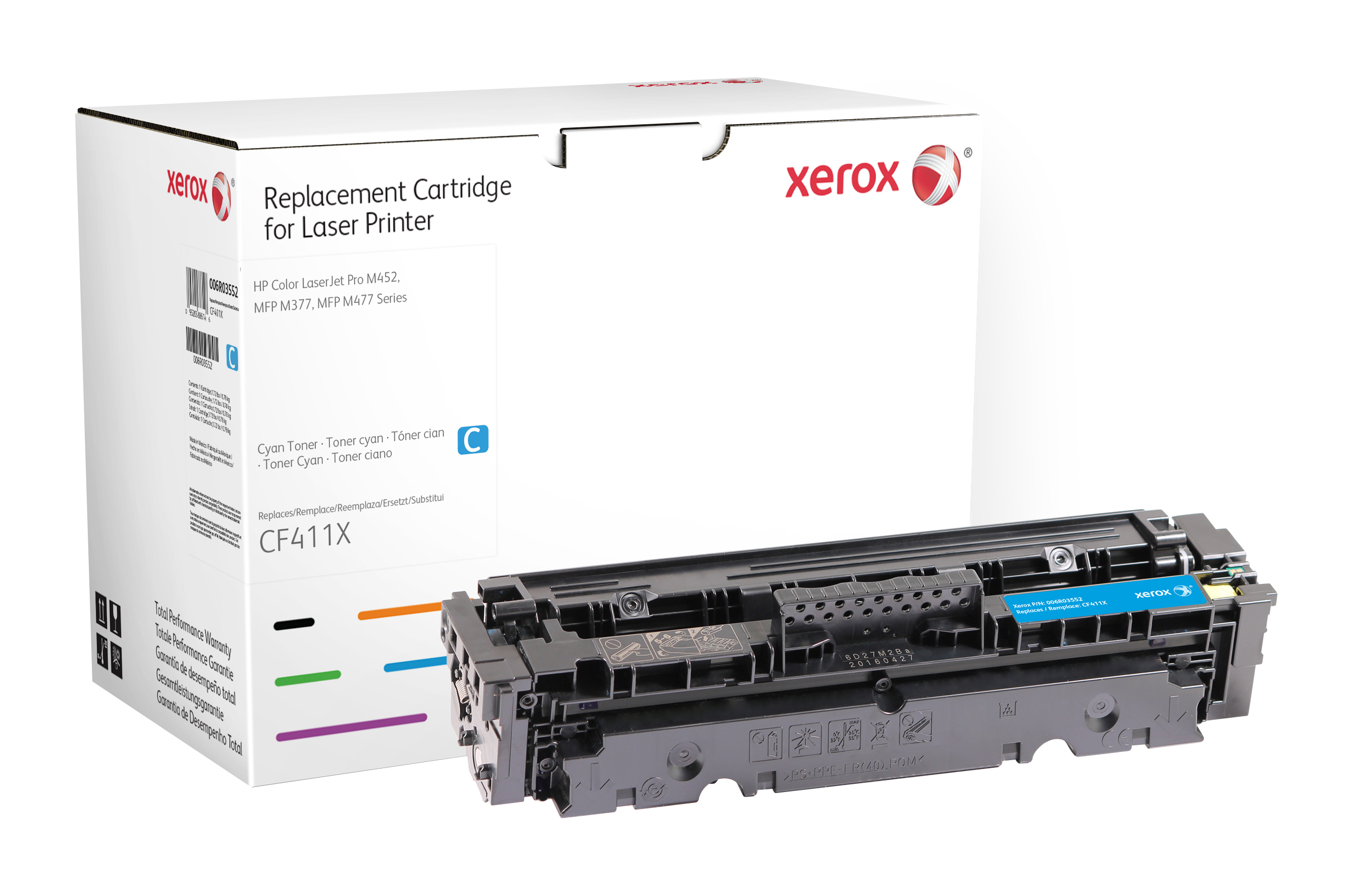 Image of Everyday Toner rigenerato ™ di Xerox Ciano compatibile con HP 410X (CF411X), High capacity