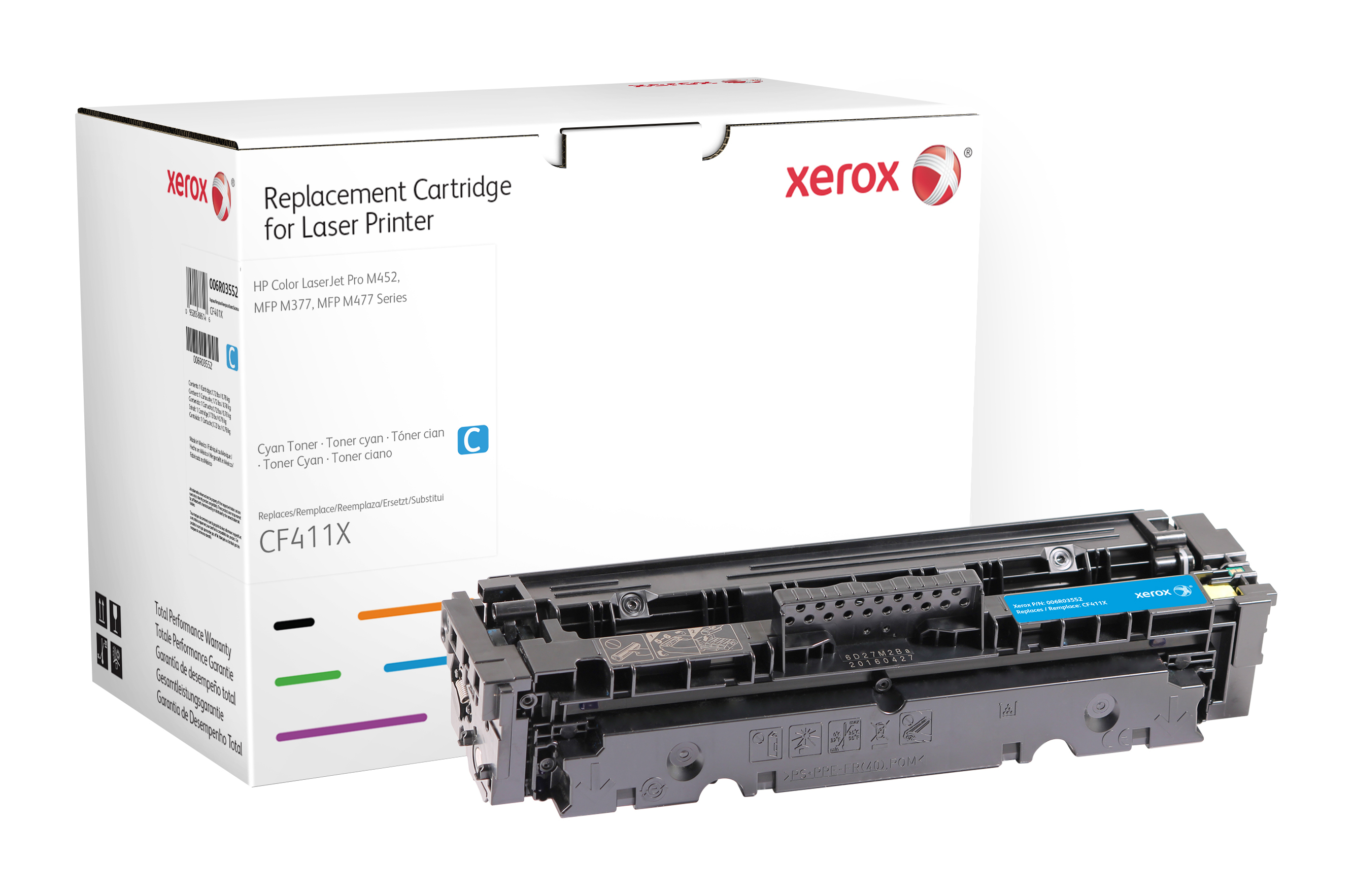 Xerox Cartuccia toner ciano. Equivalente a HP