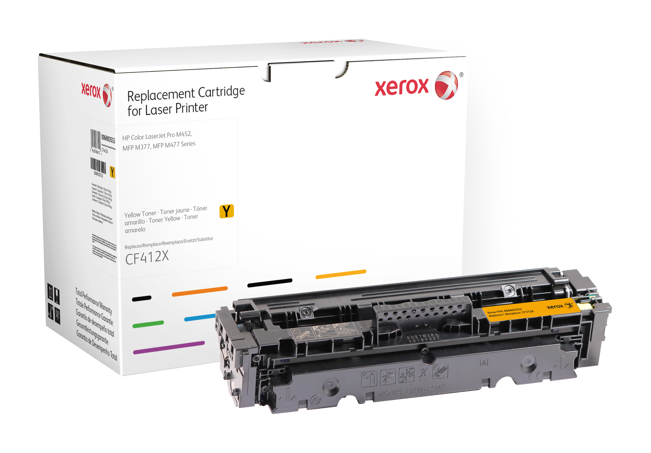 Image of Everyday Toner rigenerato ™ di Xerox Giallo compatibile con HP 410X (CF412X), High capacity