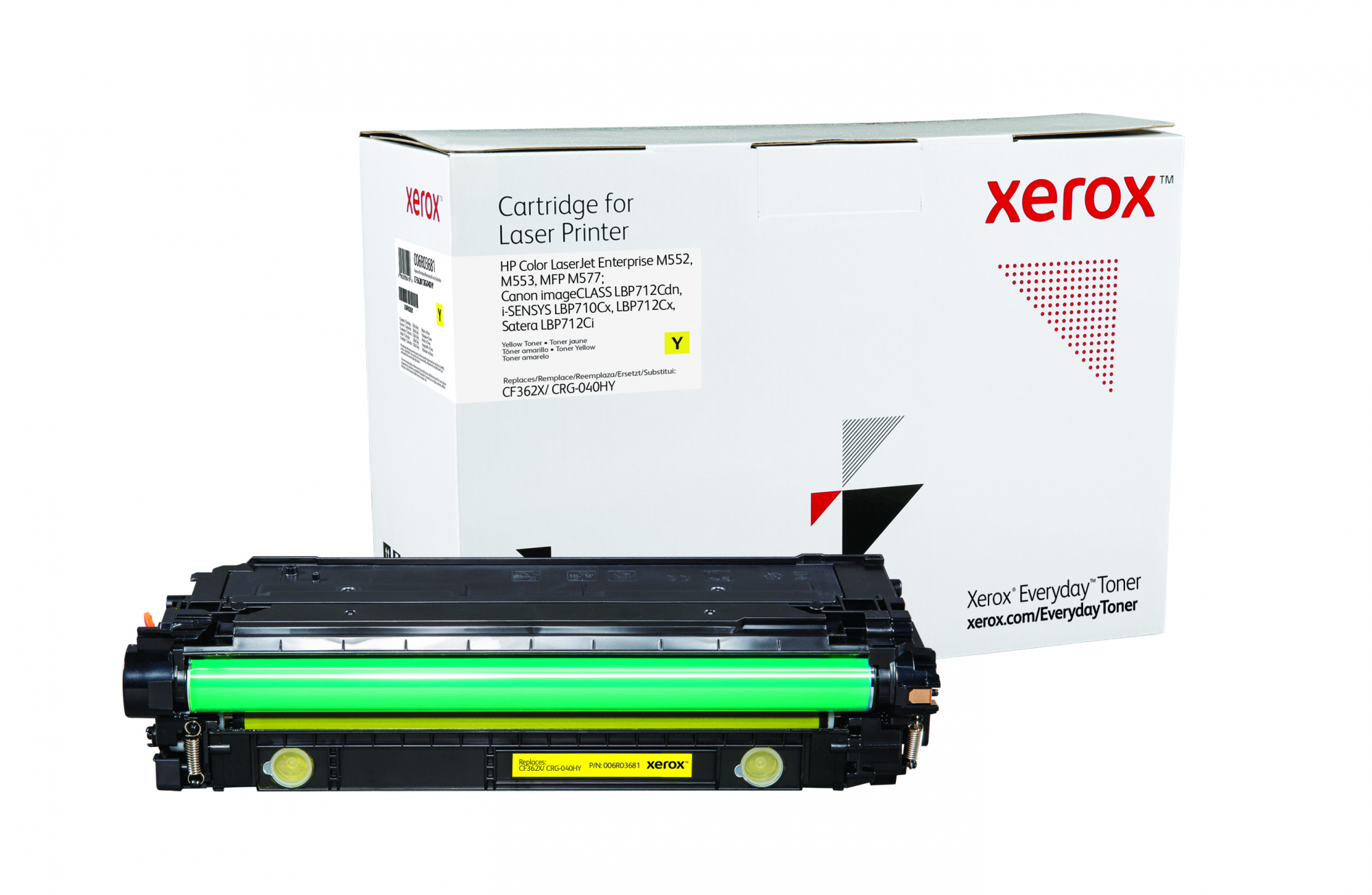 Image of Everyday Toner ™ di Xerox Giallo compatibile con HP 508X (CF362X/ CRG-040HY), High capacity
