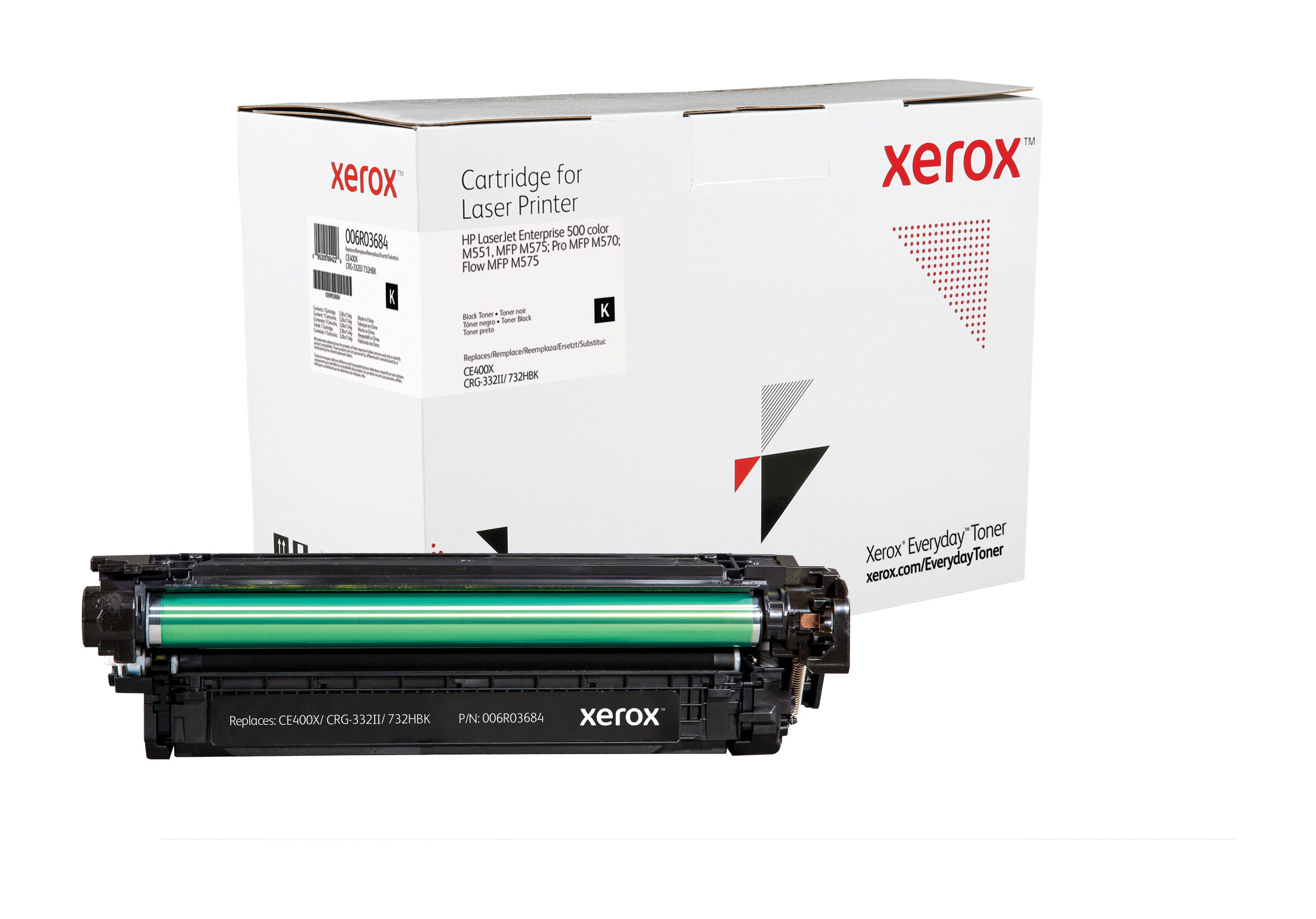 Image of Everyday Toner ™ di Xerox Nero compatibile con HP 507X (CE400X), High capacity