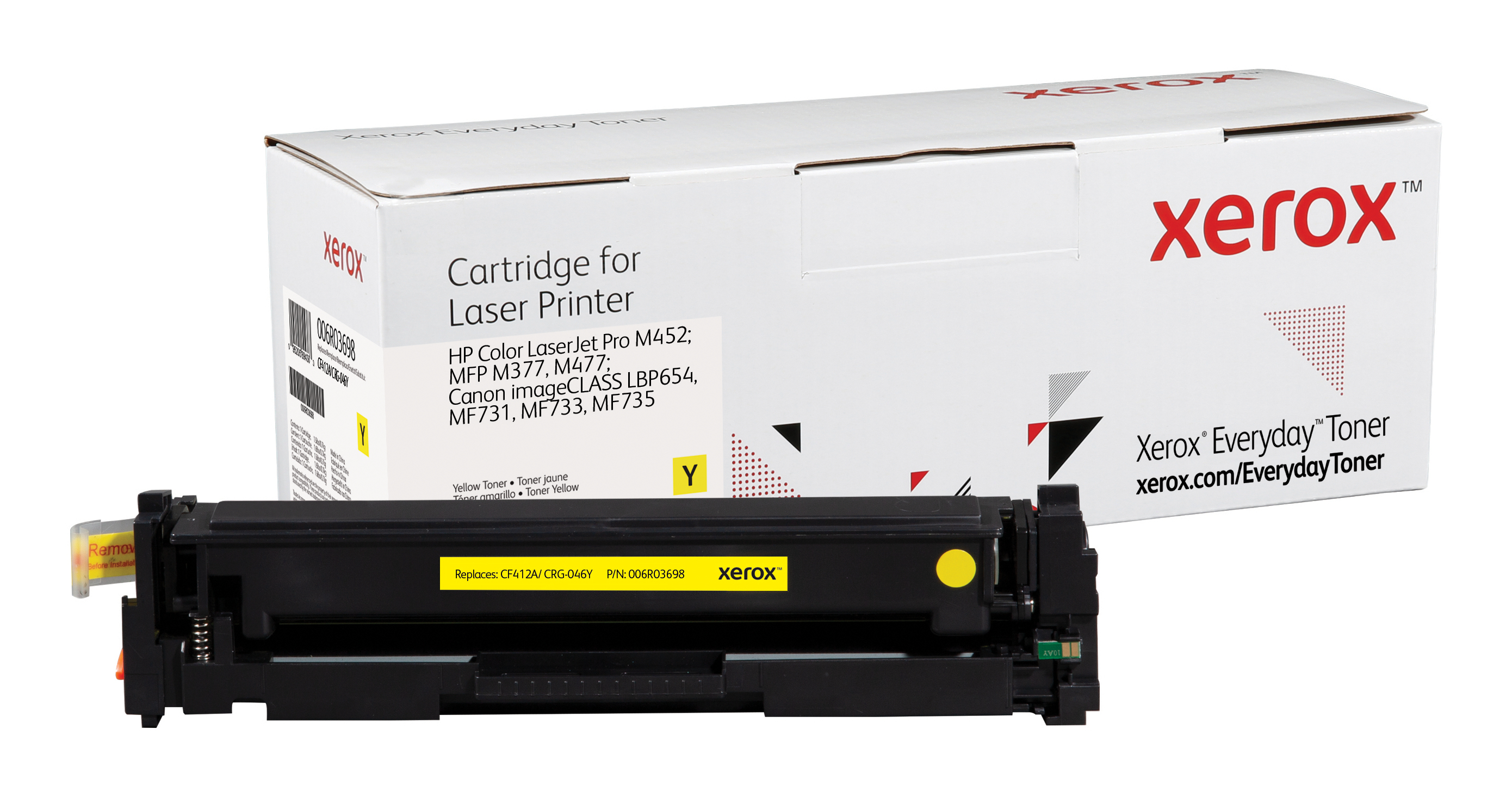 Everyday Toner ™ di Xerox Giallo compatibile con HP 410A (CF412A), Capacità standard