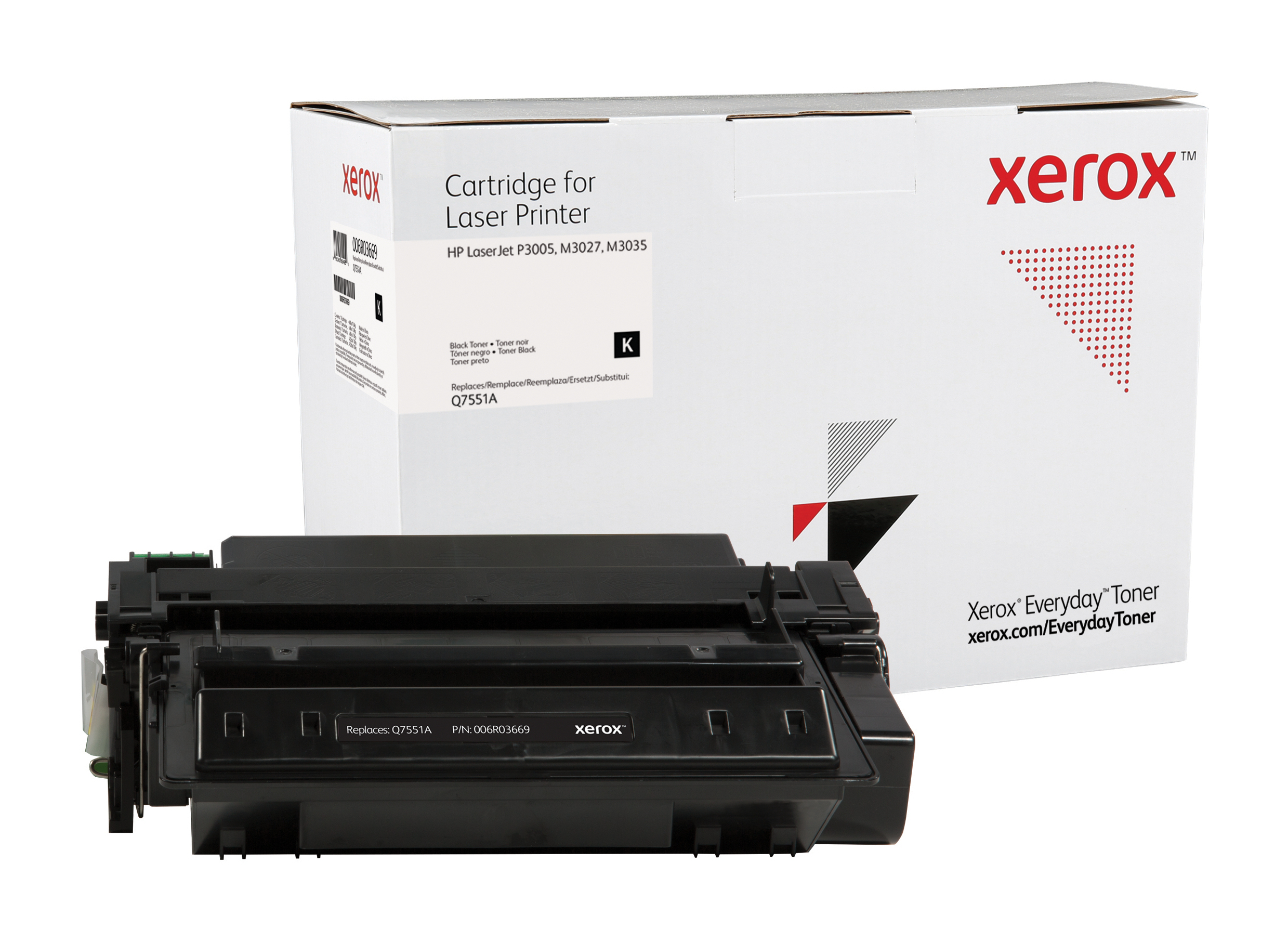 Image of Everyday Toner ™ di Xerox Nero compatibile con HP 51A (Q7551A), Capacità standard